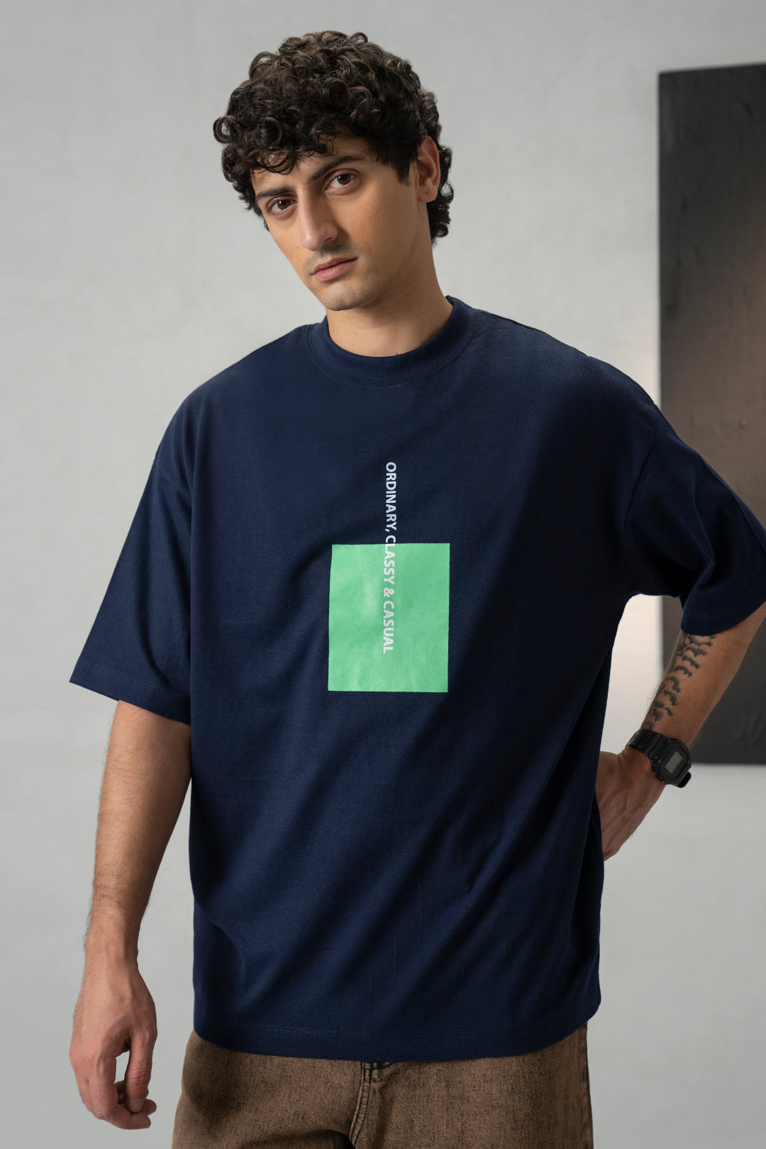 Oversized Graphic T-Shirt - D036