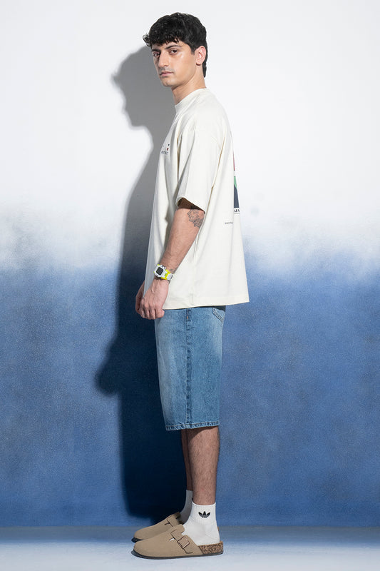 Oversized Graphic T-Shirt - D038