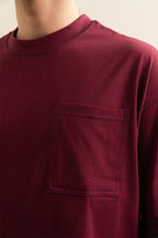 Basic Oversized Pocket T-Shirt - D040