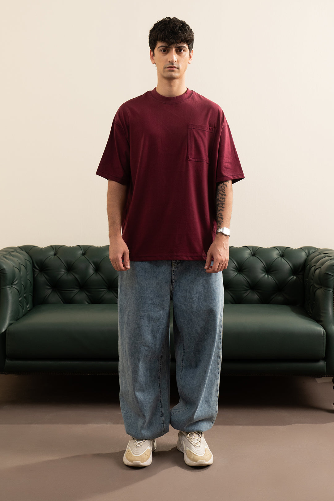 Oversized Graphic T-Shirt - D040