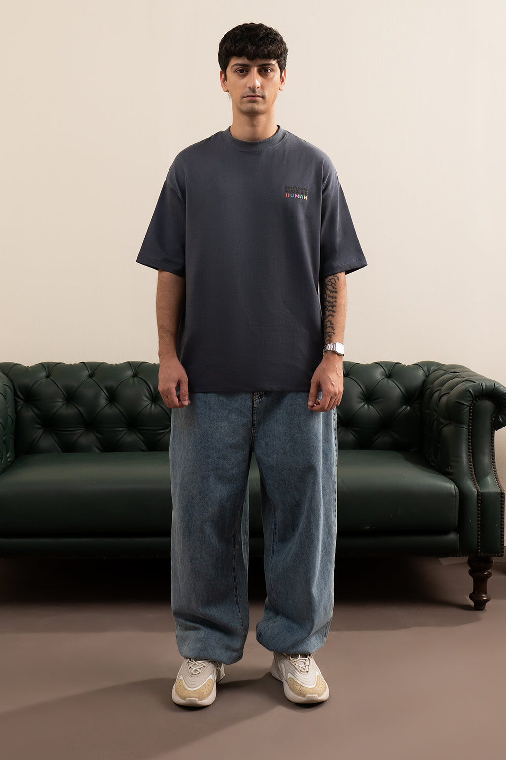 Oversized Graphic T-Shirt - D042