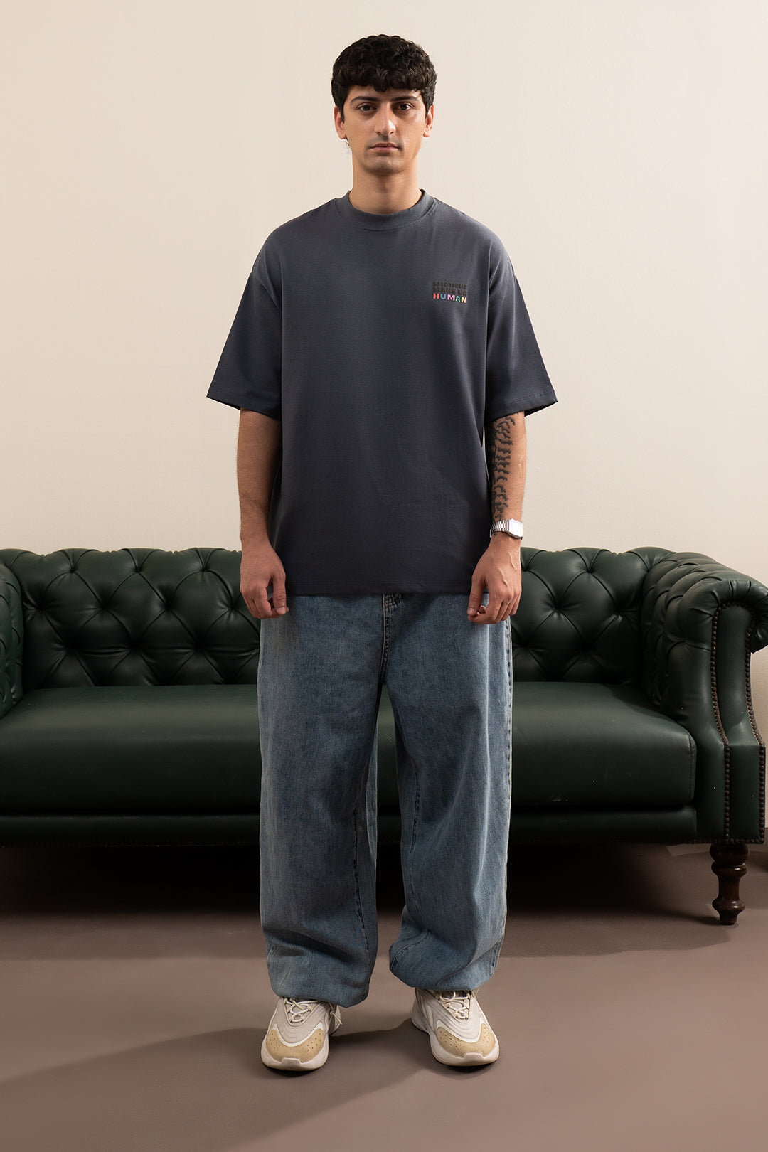 Oversized Graphic T-Shirt - D042