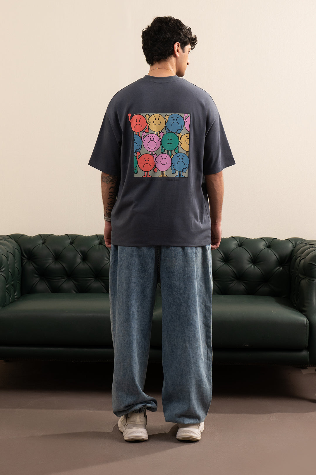 Oversized Graphic T-Shirt - D042