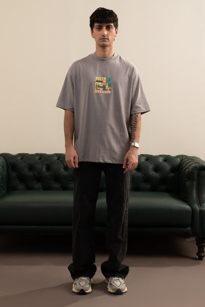 Oversized Graphic T-Shirt - D044