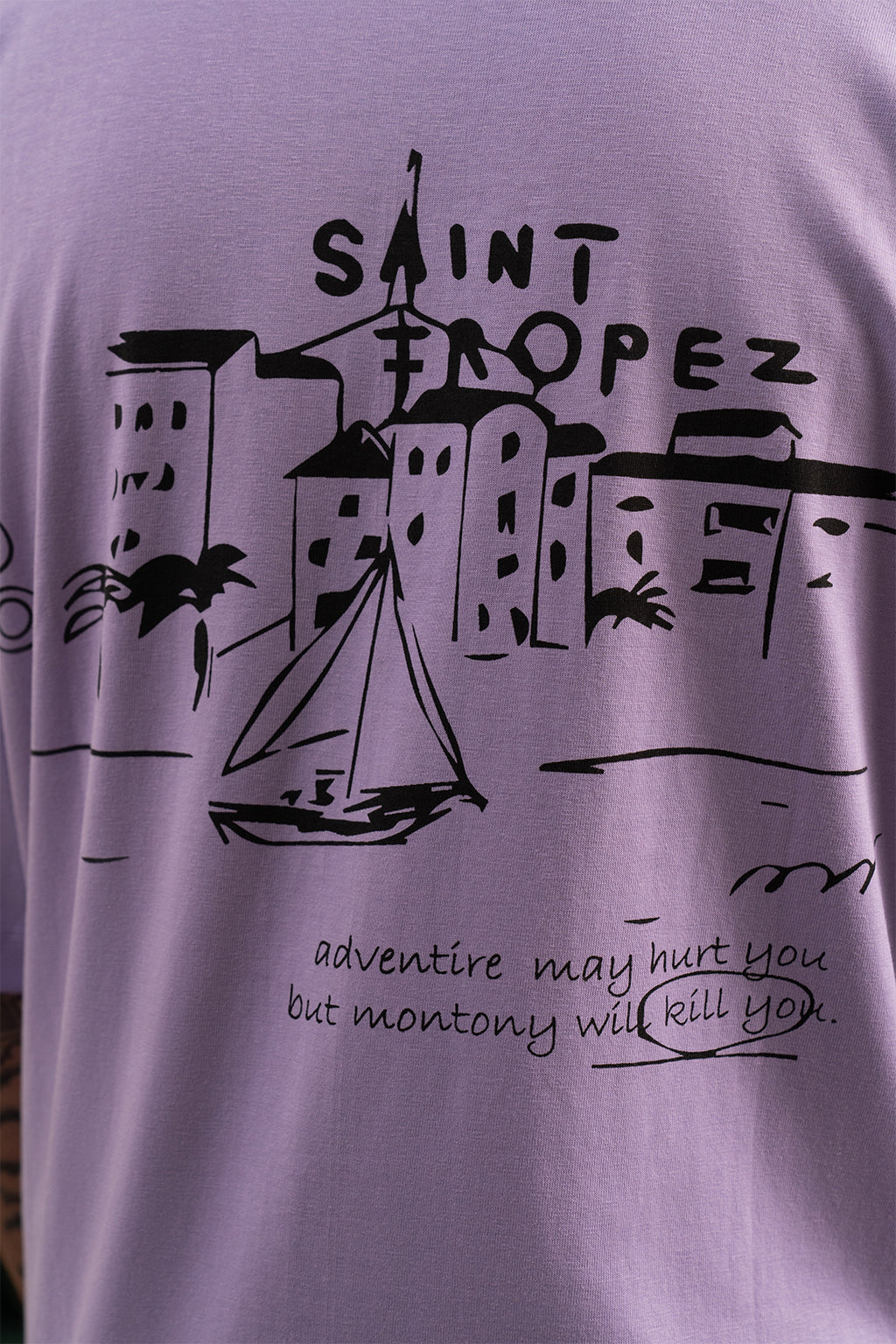 Oversized Graphic T-Shirt - D045