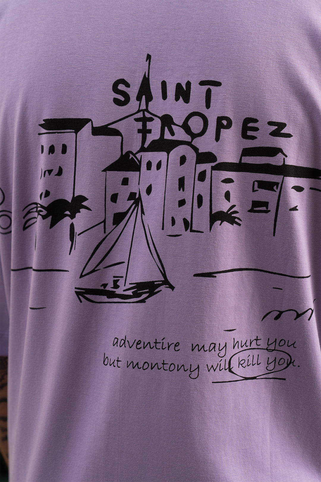 Oversized Graphic T-Shirt - D045