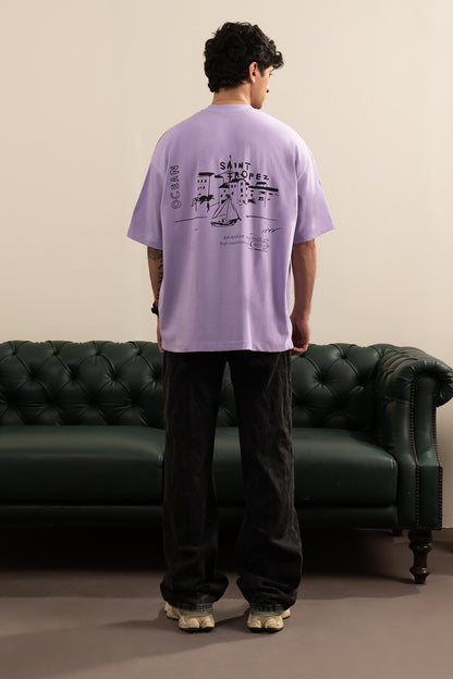 Oversized Graphic T-Shirt - D045