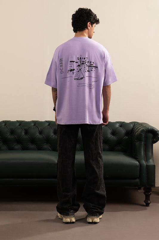 Oversized Graphic T-Shirt - D045