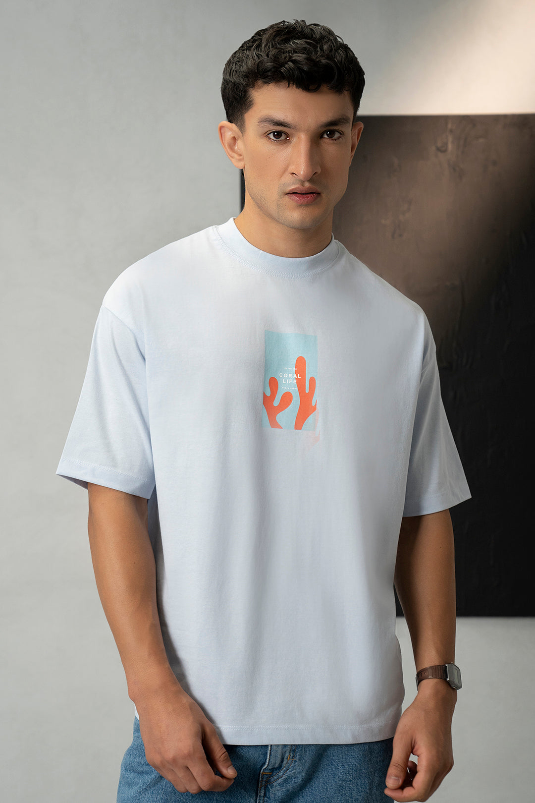 Oversized Graphic T-Shirt - D047