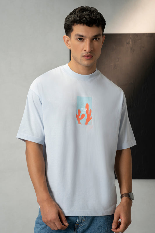 Oversized Graphic T-Shirt - D047