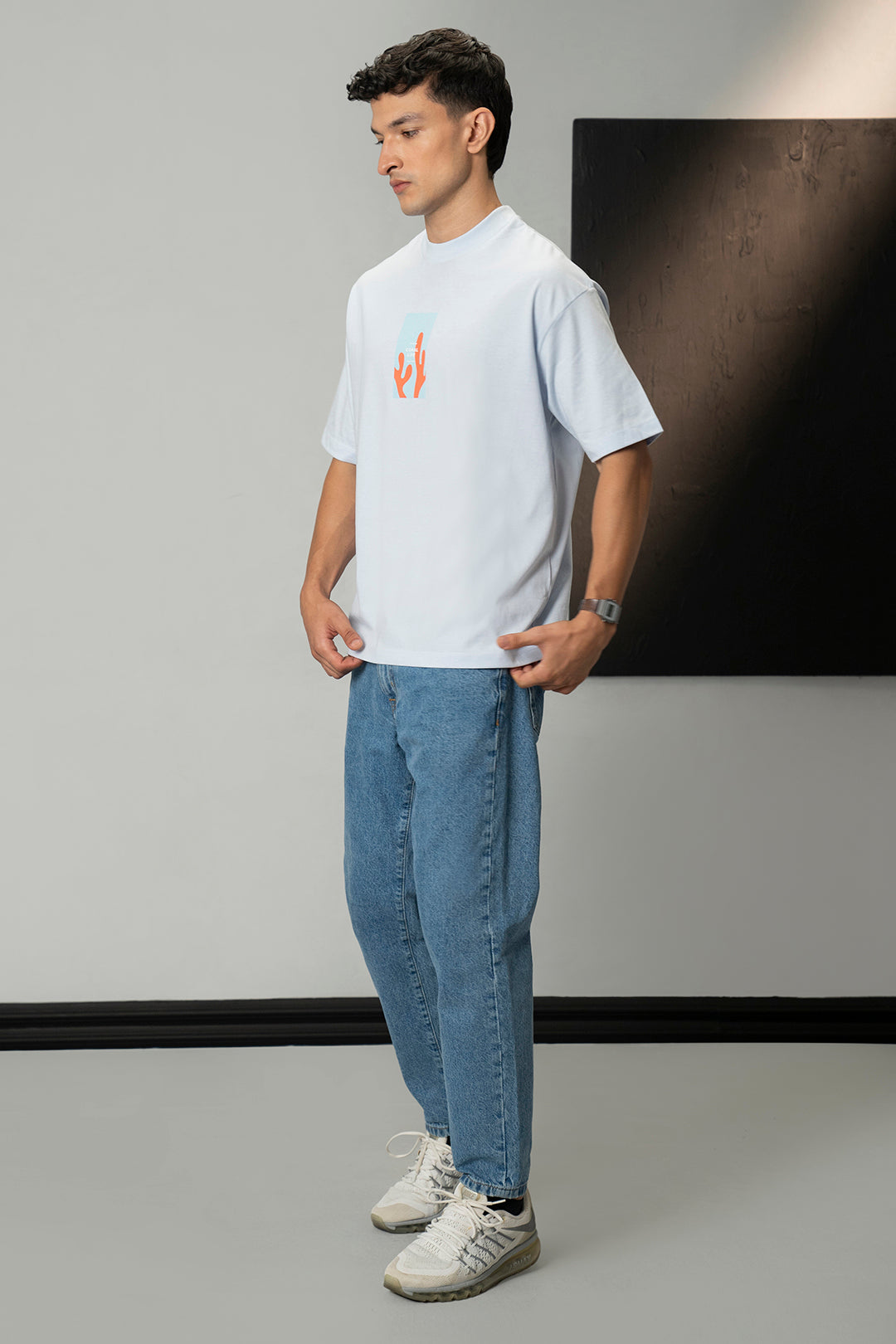 Oversized Graphic T-Shirt - D047