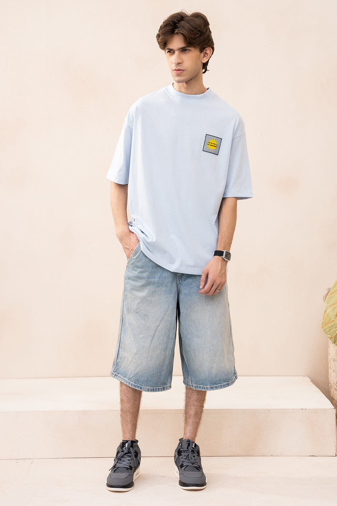 Oversized Graphic T-Shirt - D048