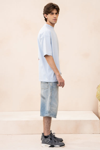 Oversized Graphic T-Shirt - D048