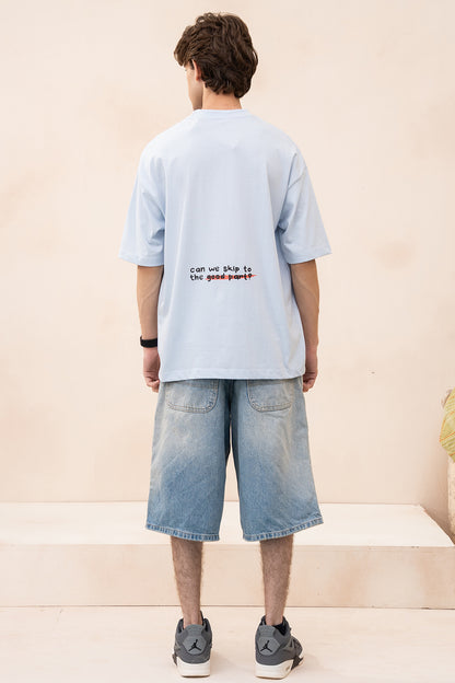 Oversized Graphic T-Shirt - D048