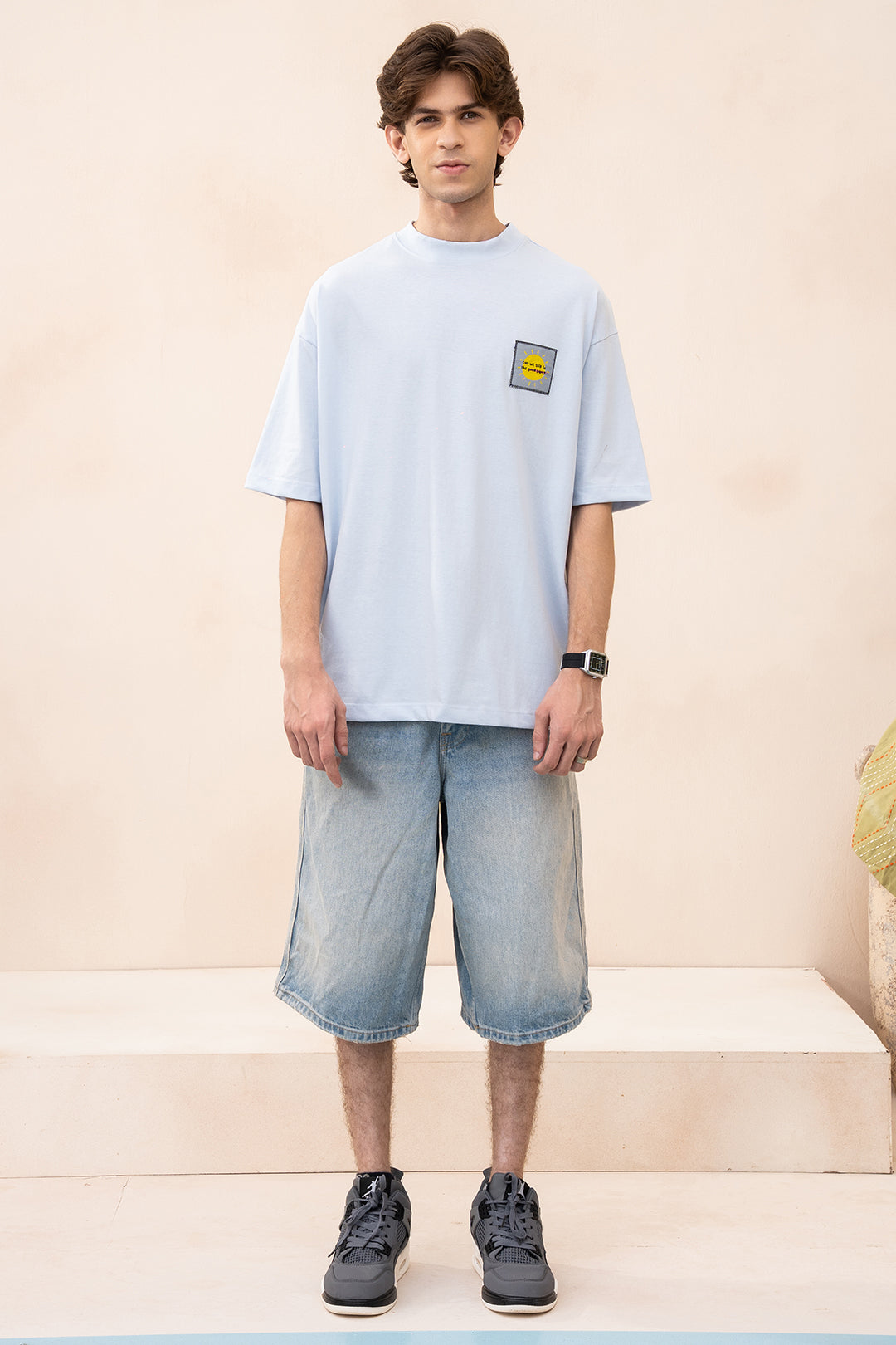 Oversized Graphic T-Shirt - D048
