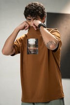 Oversized Graphic T-Shirt - D049