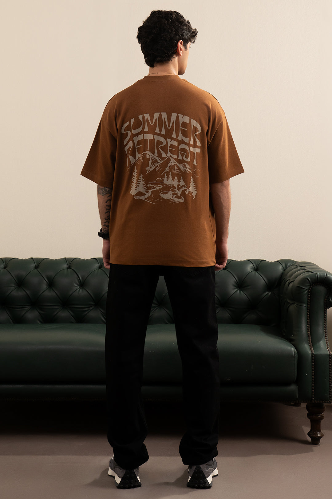 Oversized Graphic T-Shirt - D050