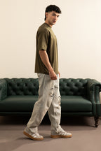 Basic Oversized Pocket T-Shirt - D052