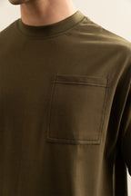 Basic Oversized Pocket T-Shirt - D052