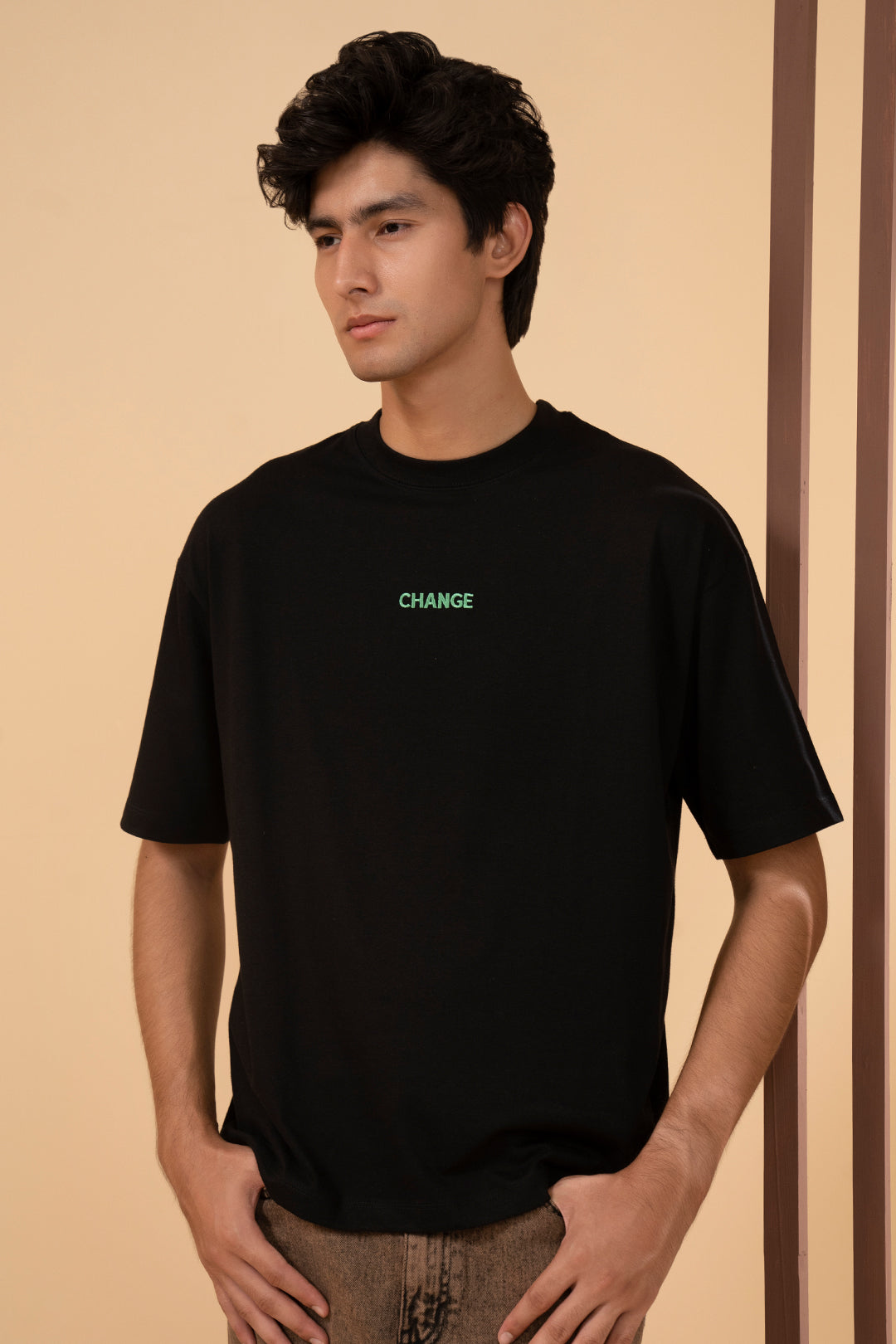 Oversized Graphic T-Shirt - D053