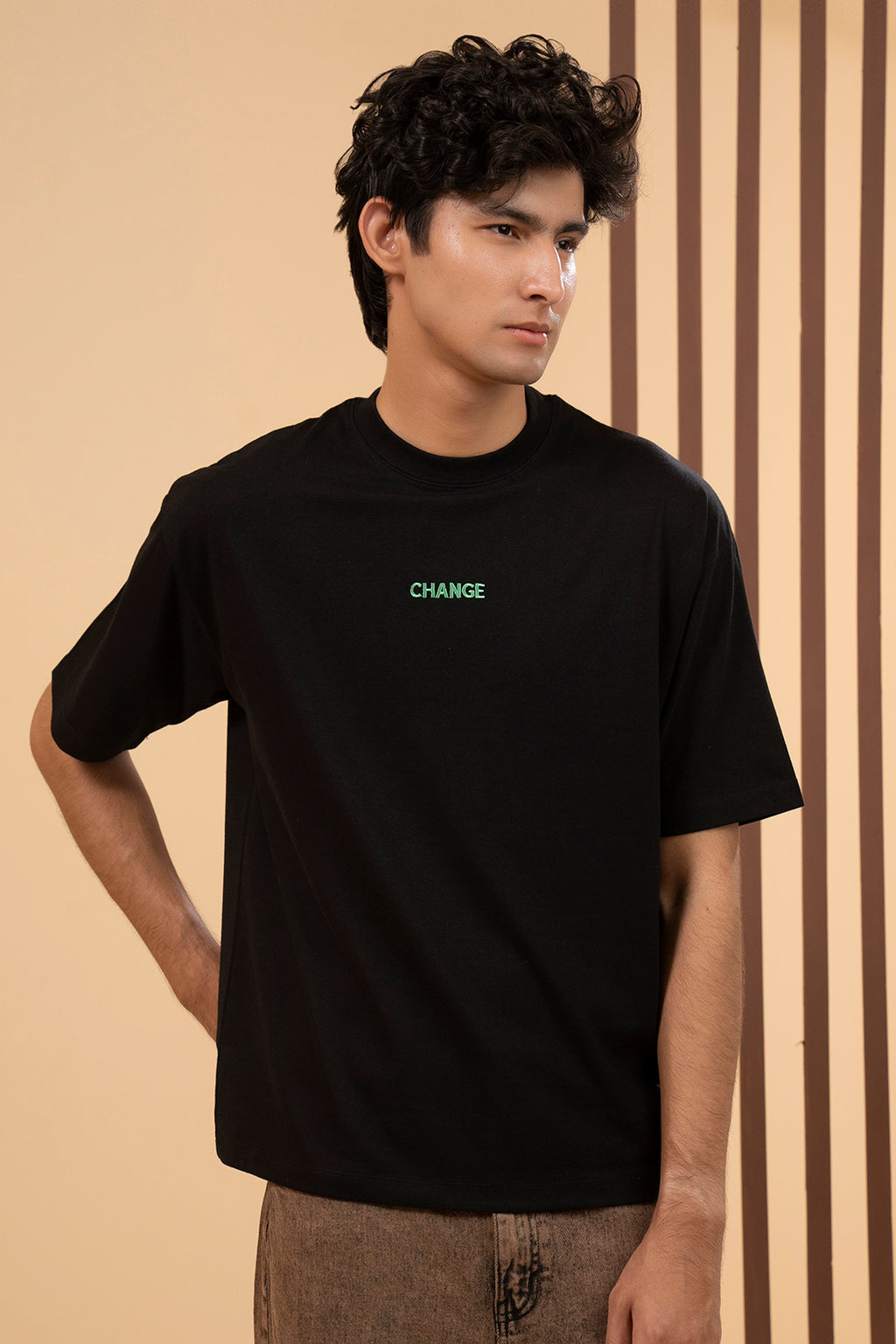 Oversized Graphic T-Shirt - D053