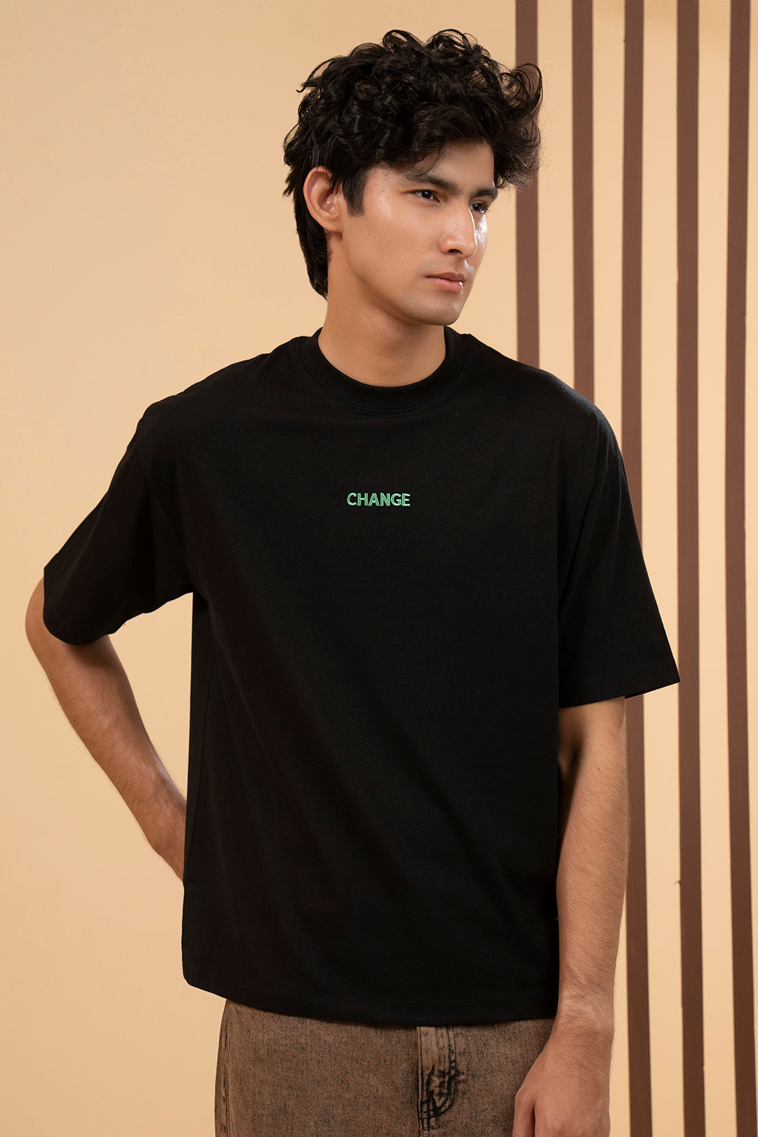 Oversized Graphic T-Shirt - D053