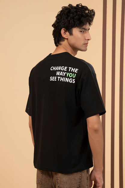 Oversized Graphic T-Shirt - D053
