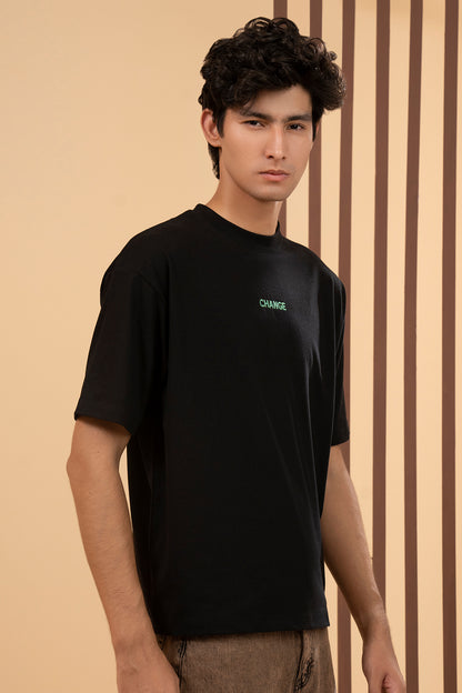 Oversized Graphic T-Shirt - D053