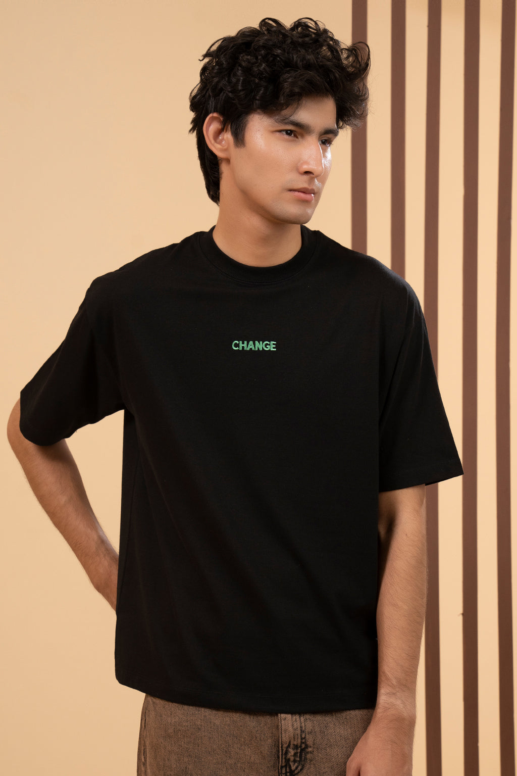 Oversized Graphic T-Shirt - D053