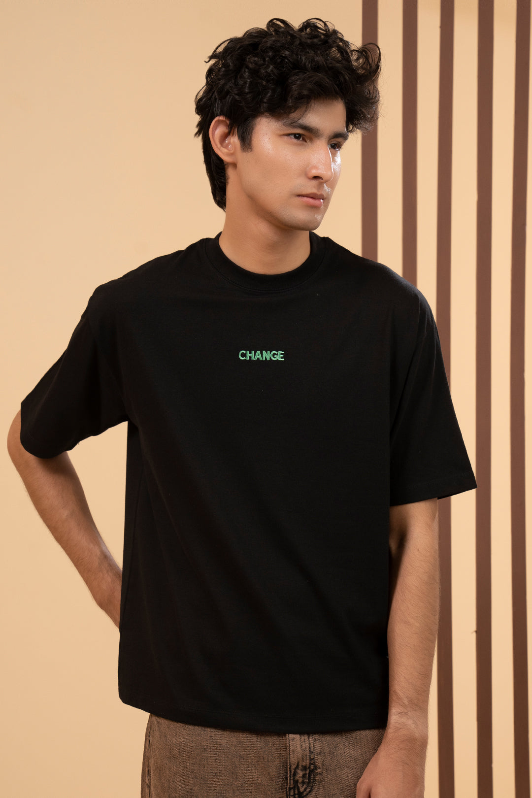 Oversized Graphic T-Shirt - D053