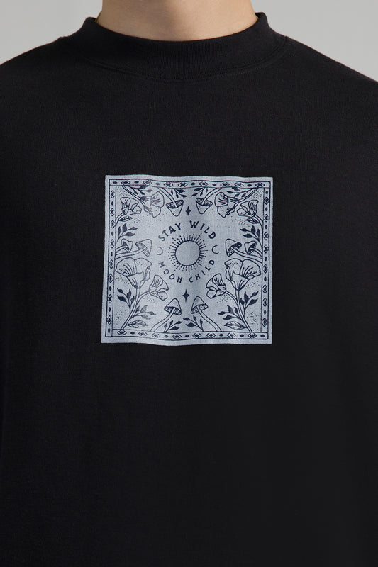 Oversized Graphic T-Shirt - D057