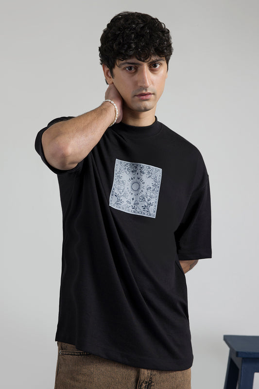Oversized Graphic T-Shirt - D057
