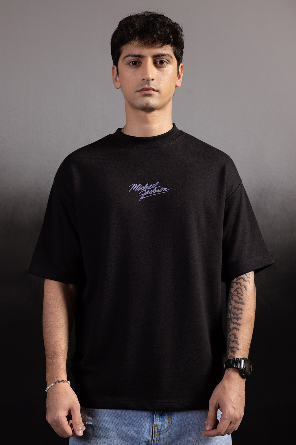 Oversized Graphic T-Shirt - D058