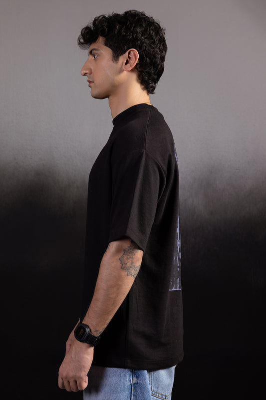 Oversized Graphic T-Shirt - D058