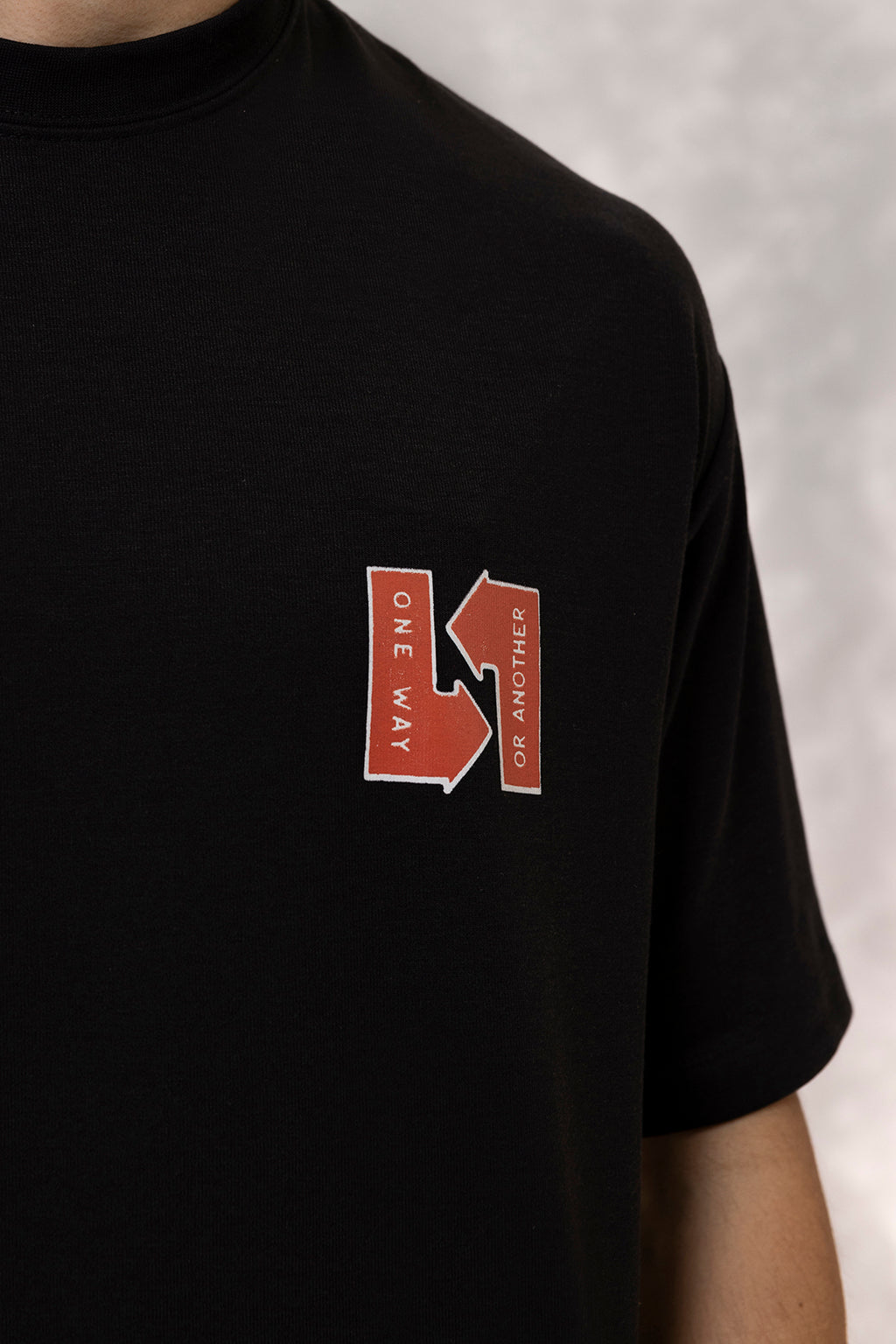 Oversized Graphic T-Shirt - D060