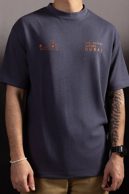 Oversized Graphic T-Shirt - D061
