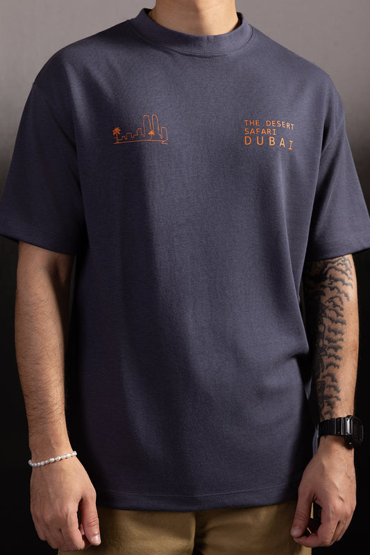 Oversized Graphic T-Shirt - D061