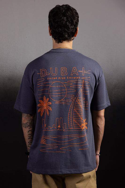 Oversized Graphic T-Shirt - D061