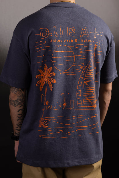 Oversized Graphic T-Shirt - D061