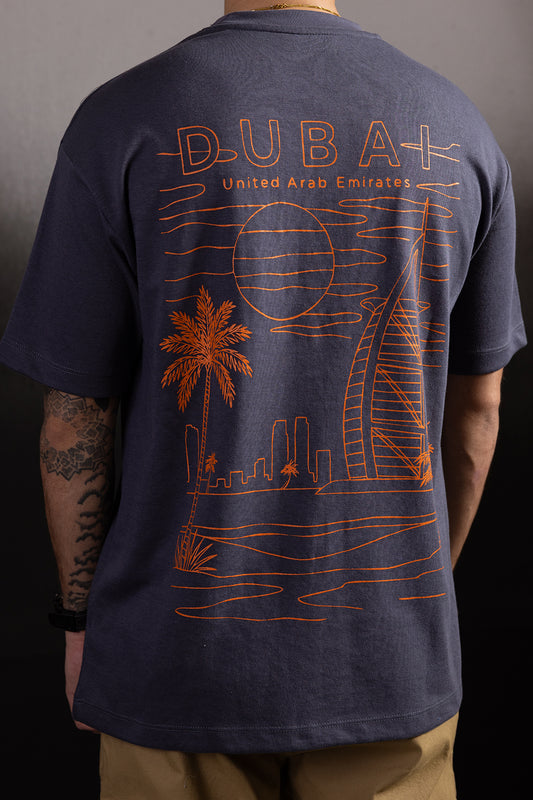 Oversized Graphic T-Shirt - D061