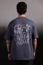 Oversized Graphic T-Shirt - D062