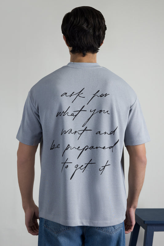 Oversized Graphic T-Shirt - D063
