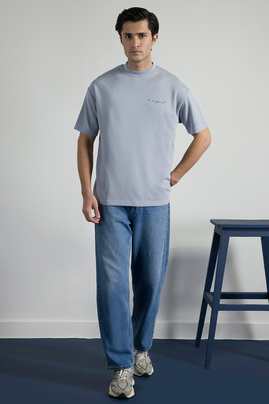 Oversized Graphic T-Shirt - D063