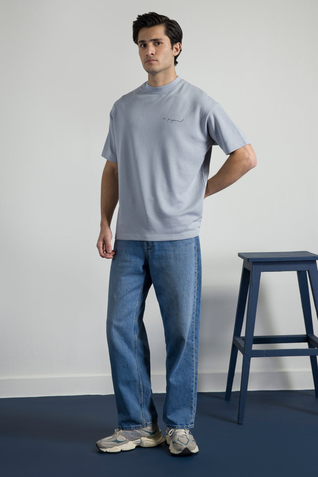 Oversized Graphic T-Shirt - D063