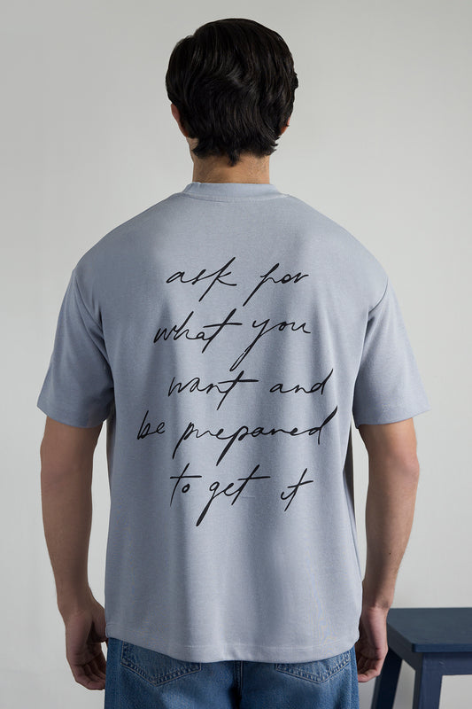 Oversized Graphic T-Shirt - D063