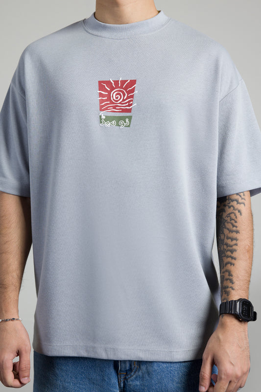 Oversized Graphic T-Shirt - D064
