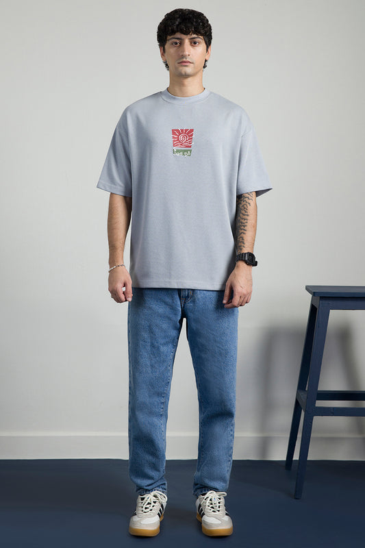 Oversized Graphic T-Shirt - D064