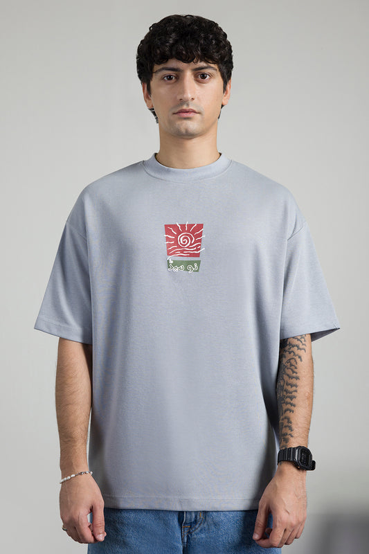 Oversized Graphic T-Shirt - D064
