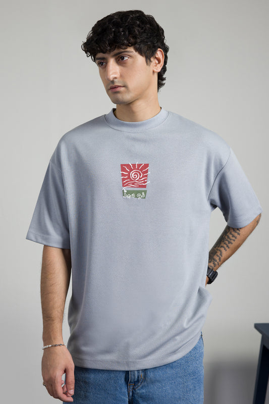 Oversized Graphic T-Shirt - D064