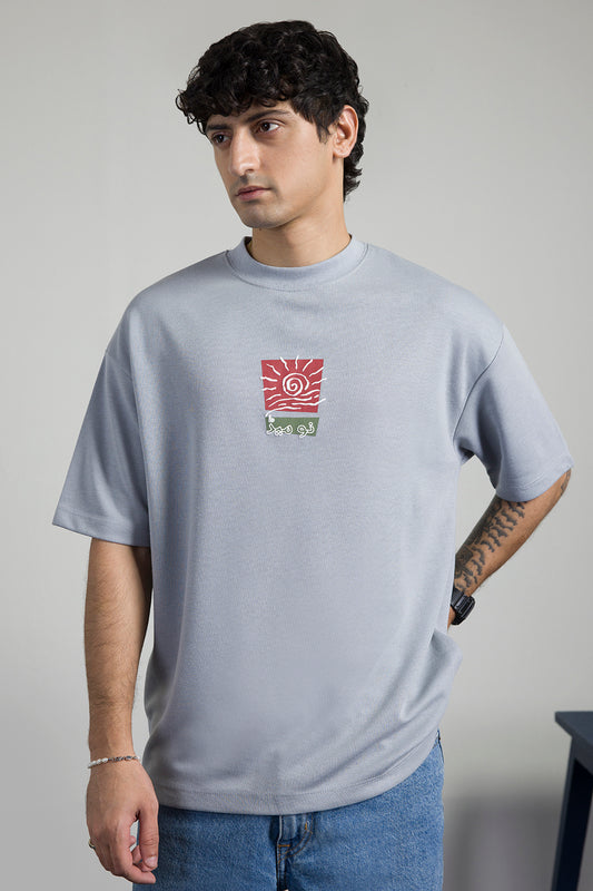 Oversized Graphic T-Shirt - D064